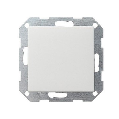 Gira S-55 Бел глянц Перекрестный выкл. 1-клавишный с самовозвратом в сборе с клав. (G12703)