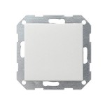 Gira S-55 Бел глянц Перекрестный выкл. 1-клавишный с самовозвратом в сборе с клав. (G12703)