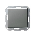 Gira E22 Сталь Переключатель с клавишей (G12720)