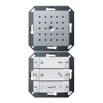 Gira S-55 Алюминий Внутренняя квартирная станция (аудио) скрытого монтажа hand free прозр клавиши (G1280126)