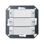 Gira S-55 Кнопка вызова 3-ая для внутренней станции, прозр клавиша (G1285100)