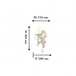 Настенный светильник Favourite 1308-1W Gesso