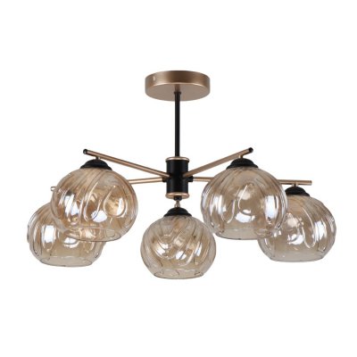 Люстра классическая 13116/5B CPGD+MBK BR Экономсвет