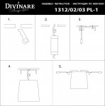 Светильник потолочный Divinare 1312/03 PL-1 GAMIN