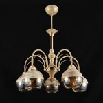 Люстра классическая 13138/5WG+FGD BR+WG ЭкономСвет