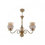 Люстра классическая 13139/3WG+FGD BR+WG ЭкономСвет