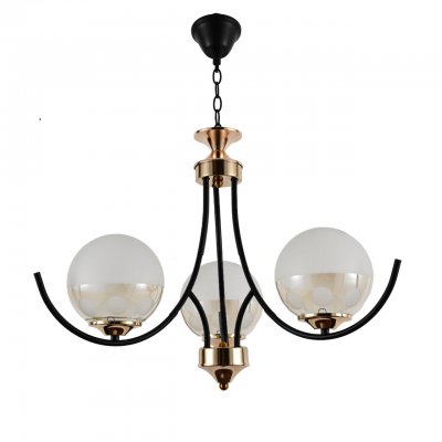 Люстра классическая 13141/3BK+GD WT+PRL ЭкономСвет