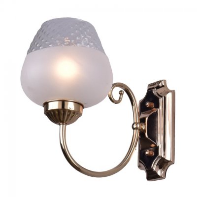 Бра классическое 13142/1wFGD WT+CL ЭкономСвет