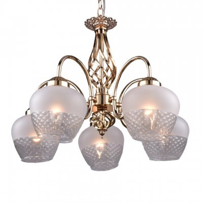 Люстра классическая 13142/5FGD WT+CL ЭкономСвет Люстра классическая 13142/5FGD WT+CL ЭкономСвет