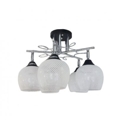 Люстра классическая 13149/5BK+CR WT ЭкономСвет