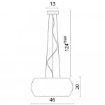 Светильник подвесной Divinare 1317/13 SP-5 Beata