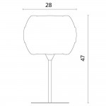 Светильник настольный Divinare 1317/01 TL-1 BEATA