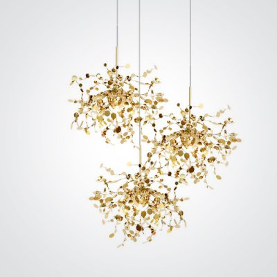 Люстра Tezani Argent 3R Золотой ImperiumLoft 132045-22