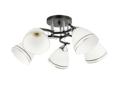 Потолочный светильник 13216/5BK CR WT_2 ЭкономСвет Потолочный светильник 13216/5BK CR WT_2 ЭкономСвет