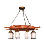 Люстра Favourite 1322-8PC в виде штурвала