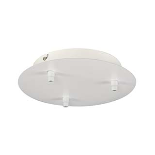 SLV 132611 Deckenrosette, 3 Ausg?nge, rund, weiss, inkl. Zugentlastungen SLV 132611 Deckenrosette, 3 Ausg?nge, rund, weiss, inkl. Zugentlastungen