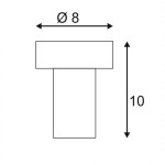 132646 SLV FITU CL светильник потолочный для лампы E27 60Вт макс., полированный алюминий