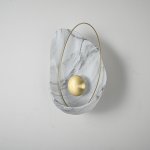 Настенный светильник CLAM Белый мрамор ImperiumLoft 133214-22