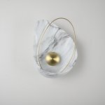 Настенный светильник CLAM Белый мрамор ImperiumLoft 133214-22