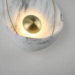 Настенный светильник CLAM Белый мрамор ImperiumLoft 133214-22