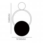 Настенный светильник LEX Ring ImperiumLoft 133215-22
