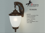Уличный светильник Favourite 1335-1W Guards
