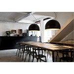 133897 SLV BELA 60 светильник подвесной с LED 31Вт, 3000К, 1850лм, черный/ золотой