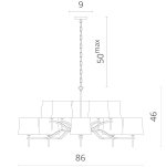 Светильник подвесной Divinare 1341/02 LM-10 SOPRANO