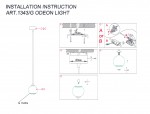 Подвесной светильник Odeon light 1343/G ERUCA