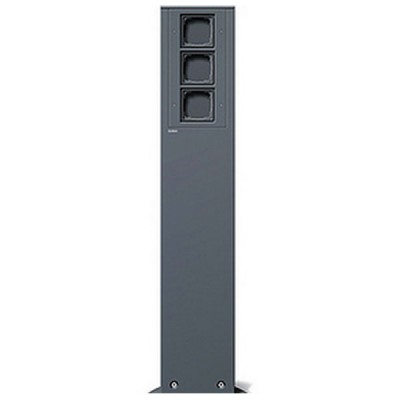 Gira Антрацит Энергетическая стойка с 3-мя гнездами h=491mm (G134528)