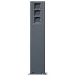 Gira Антрацит Энергетическая стойка с 3-мя гнездами h=491mm (G134528)