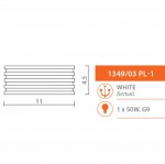 Светильник потолочный Divinare 1349/03 PL-1 CERVANTES