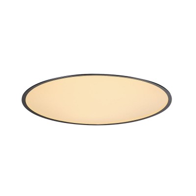 SLV 135114 MEDO 60 LED Einbauleuchte, mit Rahmen, silbergrau