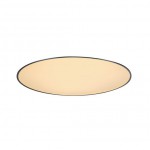 SLV 135160 MEDO 90 LED Einbauleuchte, mit Rahmen, schwarz