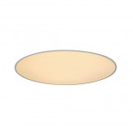 SLV 135164 MEDO 90 LED Einbauleuchte, mit Rahmen, silbergrau