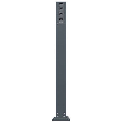Gira Антрацит Энергетическая стойка 1600 мм с 4-мя свободными гнездами (G135628)