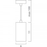 Светильник подвесной Divinare 1359/03 SP-1 GAVROCHE SOTTO