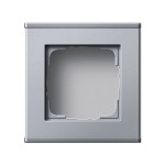 Gira Алюминий Профиль 55 с фронтальным вводом канала, одноместный (G136126)