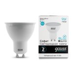 Лампа Gauss LED Elementary MR16 GU10 9W 660lm 4100К (13629)