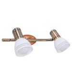 Светильник ЭкономСвет 13714/2AB+CF WT