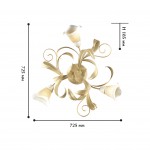 Люстра цветочная Favourite 1372-3u