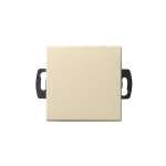 Gira S-55 Крем глянц Кнопочный выключатель для малого напряжения до 42 В (G13801)