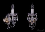 Светильник настенный бра Bohemia Ivele 1400/1/Big/Pa/Leafs