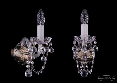 Светильник настенный бра Bohemia Ivele 1400/1/Pa/Balls Светильник настенный бра Bohemia Ivele 1400/1/Pa/Balls
