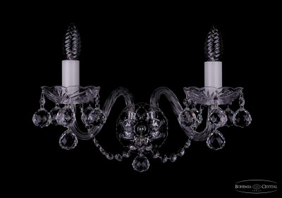 Светильник настенный бра Bohemia Ivele 1400/2/Big/Ni/Balls Светильник настенный бра Bohemia Ivele 1400/2/Big/Ni/Balls