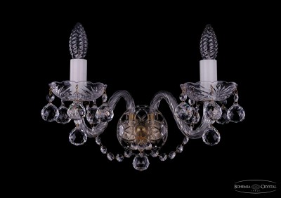 Светильник настенный бра Bohemia Ivele 1400/2/Big/Pa/Balls Светильник настенный бра Bohemia Ivele 1400/2/Big/Pa/Balls