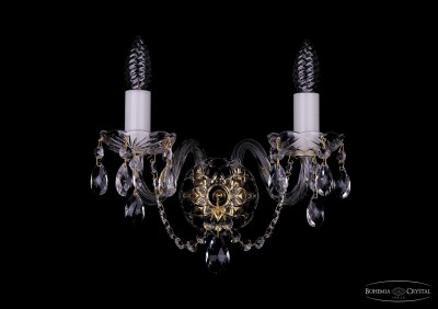 Светильник настенный бра Bohemia Ivele 1402B/2/141/G