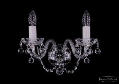 Светильник настенный бра Bohemia Ivele 1400/2/Ni/Balls Светильник настенный бра Bohemia Ivele 1400/2/Ni/Balls