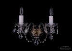 Светильник настенный бра Bohemia Ivele 1400/2/Pa/Leafs