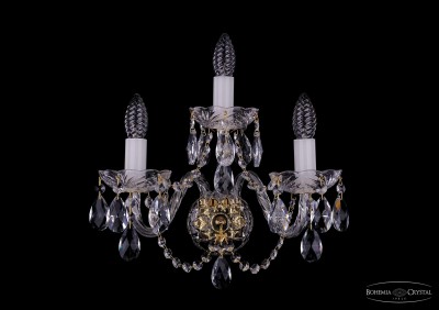 Светильник настенный бра Bohemia Ivele 1400/3/Big/G Светильник настенный бра Bohemia Ivele 1400/3/Big/G